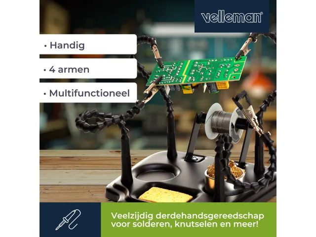 Derde Hand Met 4 Armen En Soldeertinhouder