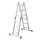 multifunctionele vouwladder,4x3,sporten,balk L 3,55m,aluminium