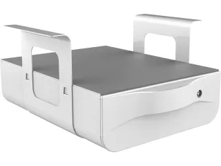 Persoonlijke lade Euroseats 369x292x189mm wit - 2