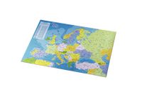 Onderlegger Europakaart Franstalig 41x54cm PVC