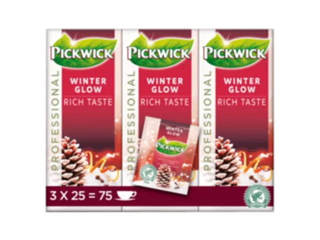 Zwarte Thee Pickwick winter glow 25x2 gr met envelop