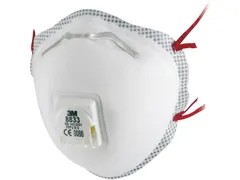 3M 8833 FFP3 stofmasker met ventiel voor eenmalig gebruik 10 Stuks