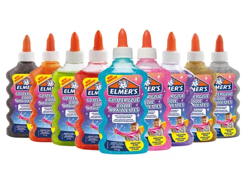 Kinderlijm Elmer's glitter oranje