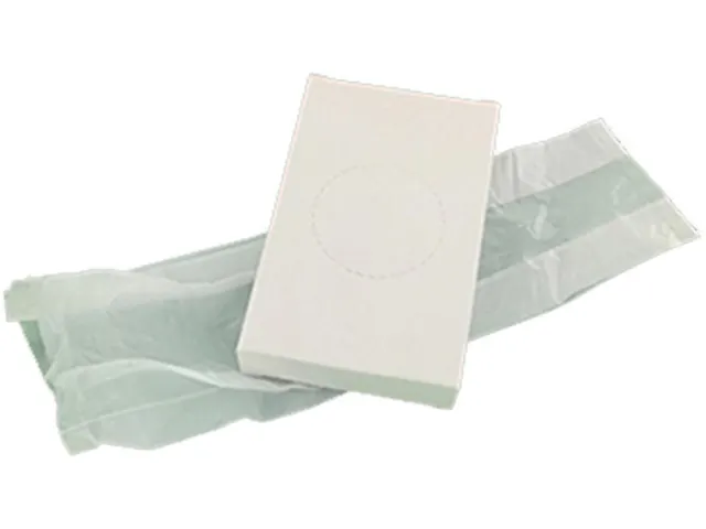 Bunzl hygiënezakjes LDPE wit 46 x 25 stuks