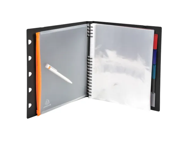 Protège-documents Exaview Exactive 80 vues - A4 - Noir