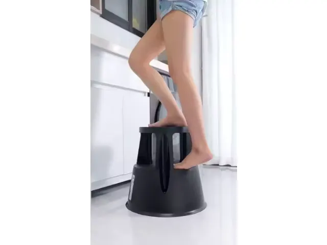 Tabouret marchepied acier 150kg noir