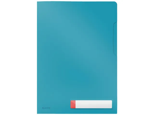 Cosy L-map, ft A4, PP 0.20mm ondoorzichtig blauw