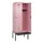 locker met bank,HxBxD 2120x800x815mm,2vak,vak B 400mm,draaigrendel