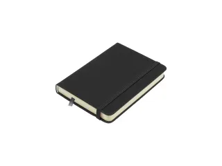 Schetsboek Kangaro A6 zwart PU hardcover 80 blad 140 grams roomwit pap - 3