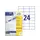 etiket Avery ILK 70x37mm 200 vel 24 etiketten per vel wit