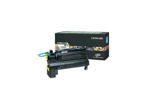 Tonercartridge Lexmark C 792 a 1 yg Retourprogramma Geel