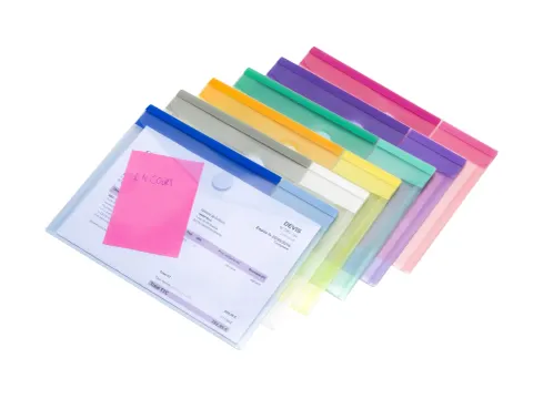 Enveloptas Djois Color Collection A5 horizontaal assorti