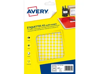 PET08J verpakking met 2940 markeringspunten - diameter 8 mm - A5-vel - - 1