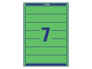 Rugetiket Avery Zweckform smal 38x192mm zelfklevend groen L4764-20 - 3