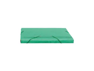 Elastomappen A4 glanskarton 3 kleppen monobloc-Groen - 9