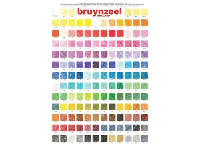 Kleurpotlood Bruynzeel Expression blik 150st ass