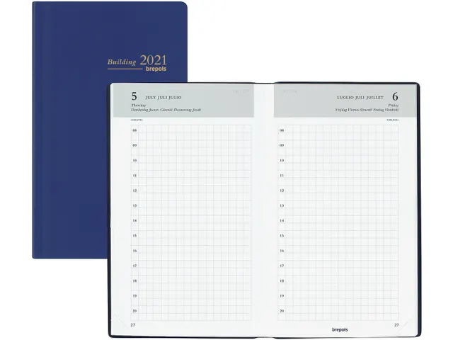 agenda Building Seta 6-talig, blauw, 2026