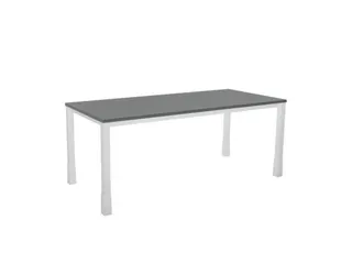 In hoogte verstelbaar bureau,HxBxD 720-840x1800x800mm,MS-donkergrijs - 2