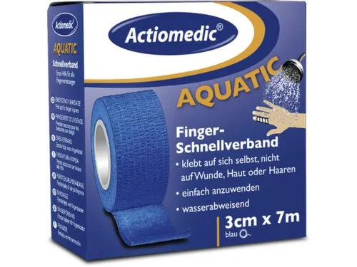 Snelverband Waterafstotend Elastisch Lb 7mx30mm Blauw