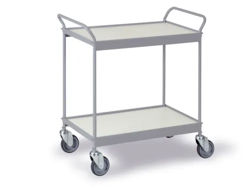 Universele Wagen 150kg 785x420mm 2 Etages Zilvergrijs