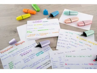 Markeerstift Eberhard Faber mini glitter pastel etui 5 stuks - 6
