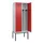 locker voor scheiding van kleding,HxBxD 2120x800x500mm,2vak