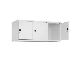 opzetkast,v. locker,3vak.,vak B 400mm,HxBxD 500x1200x500mm,vleugeldeur - 2