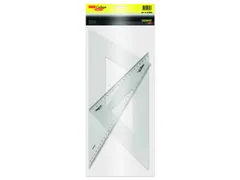 Driehoekset Aristo 30cm GEOCollege 45 en 60 graden