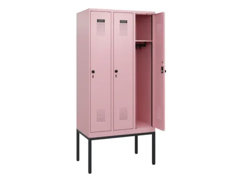 schoollocker,HxBxD 1950x900x500mm,3vak,vak B 300mm,draaigrendel
