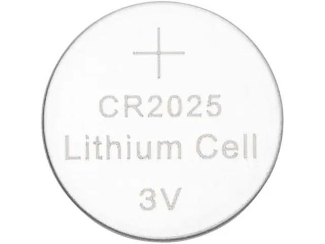 knoopcel, lithium, CR2025, blister van 4 stuks