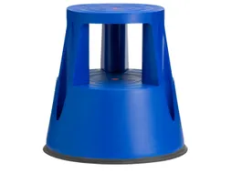 verrijdbaar opstapje,kunststof,RAL5005,trede Ø 283mm,3geveerde wielen