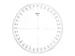 Rapporteur circulaire Aristo 12cm - 360° Plexiglas cristallin