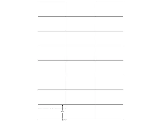 Q-Connect Multi-purpose etiketten A4 70x36mm Wit 2400 stuks