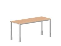 In hoogte verstelbaar bureau,HxBxD 720-840x1600x600mm,NE-esdoorn
