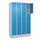 lockerkast,HxBxD 1950x1200x500mm,4x3vakken,vak B 300mm,cil.-slot
