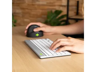 Compact Break ergonomisch toetsenbord Azerty BE Wit draadloos - 8