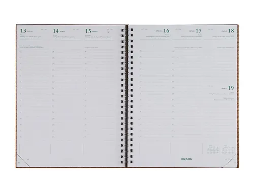 Agenda 2027 Brepols Ecotiming Kazar 7dagen/2pagina's spiraal assorti