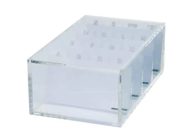 Visitekaartbox Acryl Deksel Inclusief Index