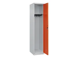 locker,HxBxD 1850x400x500mm,1vak,vak B 400mm,cil.-slot,staand op vloer
