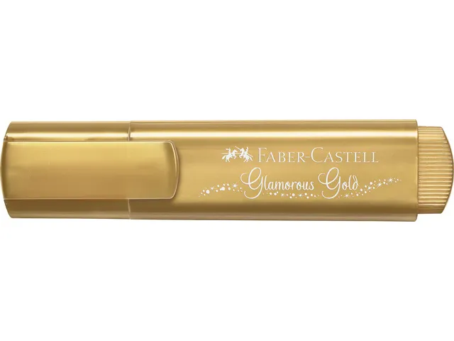 Tekstmarker Faber Castell Metallic goud