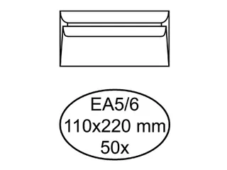Envelop Quantore Bank Ea5/6 110x220mm Wit Zelfklevend - 1