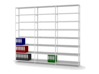 dossierstelling,grondveld,HxBxD 2550x1000x300mm,vaklast 60kg - 3