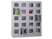 Armoire Multicases Portes Vitrées Hxlxp 1850X1630X500Mm 20Cases Large
