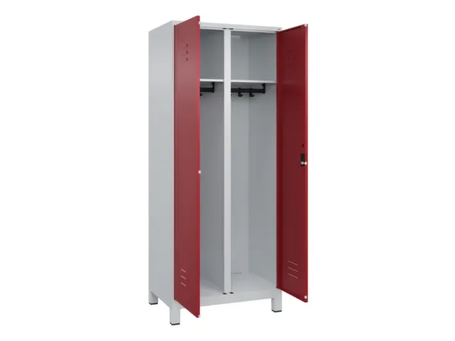locker voor scheiding van kleding,HxBxD 1850x800x500mm,2vak