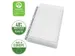 Showtas Leitz 4755 A4 4-gaats PVC 0.17mm glad met expansievouw