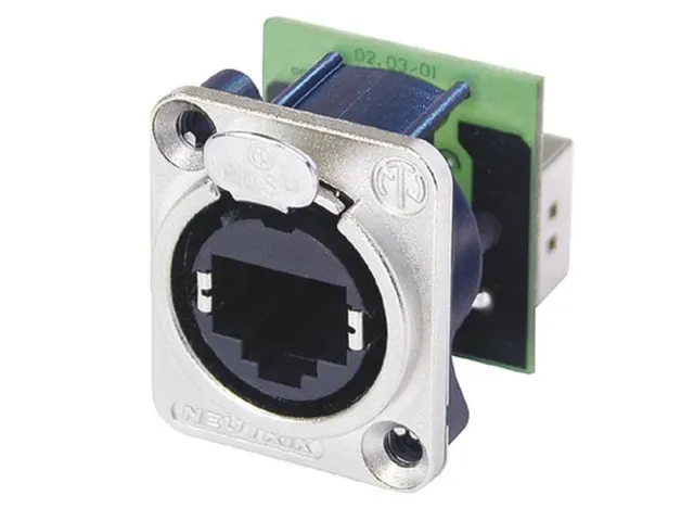 Neutrik - Ethercon - Metalen Chassis Met Standaard RJ45