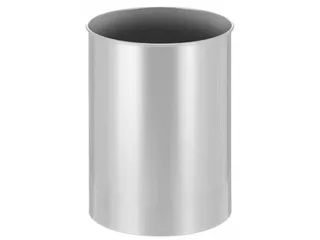 Ronde papierbak 30 liter Zilver - 1