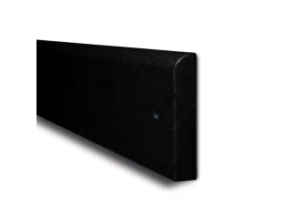 muurbescherming,v. binnen,HxLxD 200x2060x20mm,PE,zwart,vastschroefbaar - 1