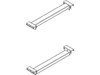 diepe aflegplank,v. palletstelling,D 800mm,vakl. 400kg,staal,RAL2001 - 3