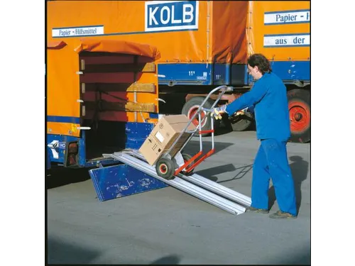 Laadrail L X B 2000X 235Mm Draagverm./paar 500Kg Aluminium